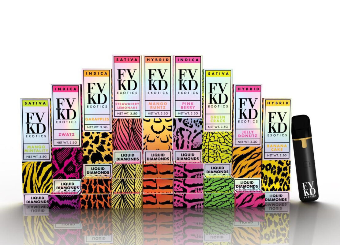 FVKD Exotics Liquid Diamonds Disposable 3.5g 12 pack