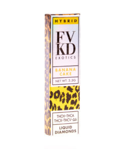 FVKD Exotics Banana Cake Liquid Diamonds Disposable | 3.5g