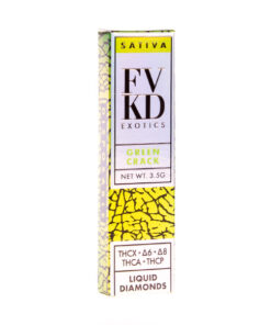 FVKD Exotics Green Crack Liquid Diamonds Disposable | 3.5g