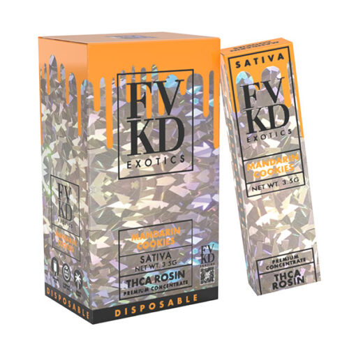 FVKD Exotics THC-A Rosin Disposable Mandarine Cookies 3.5g