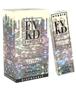 FVKD Exotics THC-A Rosin Disposable Wedding Cake 3.5g