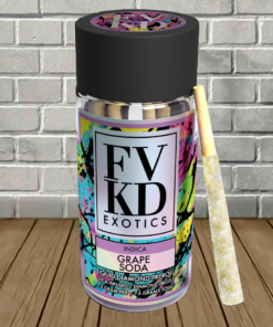 FVKD Exotics Liquid Diamond Pre Rolls Grape Soda | 7.5g