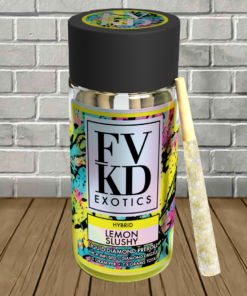 FVKD Exotics Liquid Diamond Pre Rolls lemon slushy | 7.5g