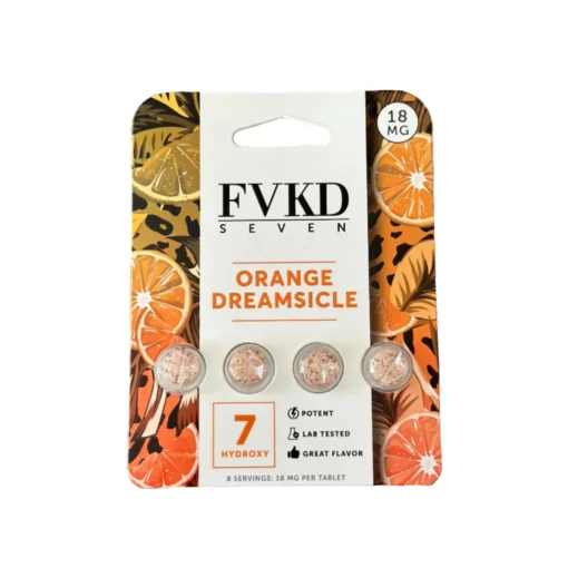 FVKD Exotics Seven 7-Hydroxy Tablets 4ct | Orange Dreamsicle