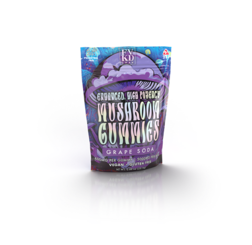 FVKD Exotics SHRM Enhanced High Potency Mushroom Gummies - 5000mg Grape Soda