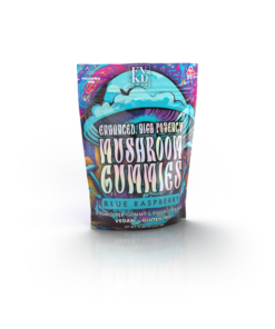 FVKD Exotics SHRM Enhanced High Potency Mushroom Gummies - 5g Blue Raspberry