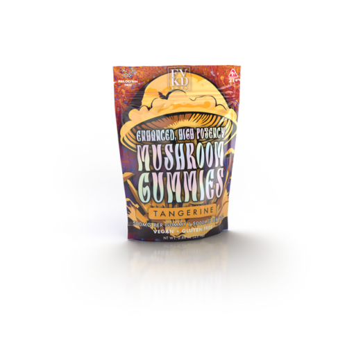 FVKD Exotics SHRM Enhanced High Potency Mushroom Gummies - 5g Tangerine